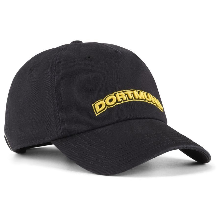 Dortmund Cap FtblCulture - Black/Faster Yellow - Men's-SoccerKits Hub | Buy Soccer Jerseys Online